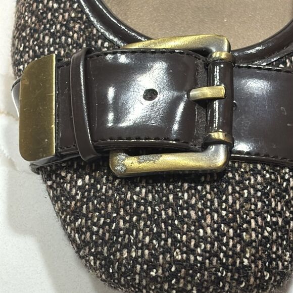 Bandolino | Women’s Brown Houndstooth Buckle Jamel Heels Pumps Size 9.5 - Picture 9 of 13